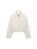 ZA comércio exterior transfronteiriço moda feminina item quente 2026 outono novo moda europeia e americana três cores simples cor sólida jaqueta aviador