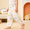 Nuevos Pantalones Linterna Repelentes de Mosquitos de Primavera y Verano para Niños y Niñas, Pantalones Finos de Aire Acondicionado para Dormir, Pantalones Largos Lindos de Corte Holgado, Disponibles para Venta al por Mayor