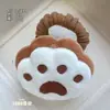 Cuerda para el pelo de Panda Rojo de Pan Marrón Retro Juguete de Comida Lindo Banda para el Cabello de Galleta Diadema Muñeca Goma Elástica Accesorios para el Cabello