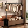 Cabide de Roupas Personalizado para Parede de Casa Cabide de Chão para Sala de Estar Quarto Cabide Móvel para Dormitório Varanda Varal para Secar Roupas