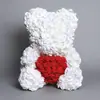 [Promoción] Oso de Rosa PE Transfronterizo Flor Eterna Oso de Espuma Regalo del Día de San Valentín Oso de Rosa Simulado