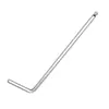Llave Allen hexagonal en forma de L de acero al carbono, niquelada, llave Allen hexagonal extendida m1.5m2m2.5m3m4m5m6