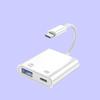 Aplicable al teléfono móvil Apple 15 USB-C a USB 3.0 hembra unidad flash USB cámara ratón cabeza OTG cable adaptador iPhone15