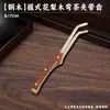 Pinça de Chá Conjunto de Três Peças, Acessórios de Chá Kung Fu, Pinça de Chá Antiderrapante, Escova de Chá de Aço Inoxidável, Conjunto de Raspador de Chá