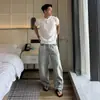 Camisa polo masculina Amazon verão ombro normal malha t-shirt manga curta estilo old money respirável gola henley manga meia-manga