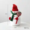 Sombrero de Elfo de Terciopelo Navideño Transfronterizo, Bastón, Colgante de Muñeco de Nieve, Decoración de Ventana, Adorno de Mesa, Arreglo de Árbol de Navidad