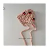 Gorro de lana cálido tejido para niños 2025 Invierno Estilo Princesa Súper Lindo Protección para Orejas Niños Gorro para el Frío