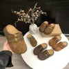 Plataforma de Venta Caliente Suela Gruesa Tacón Oculto Zapatos Birkenstock para Mujer 2026 Nuevo Otoño Retro Perezosos Sin Cordones Punta Cerrada Zapatos de Media Pantufla