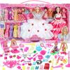 Caja de Regalo de Set de Muñeca Artificial Extra Grande Juguete para Niña Set Completo Vestir Muñeca Princesa 3 Regalo de Cumpleaños para Niños 9