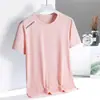 Camiseta Estampada de Seda Helada Nueva de Verano 2026 para Hombre, Deportes, Ocio, Running, Fitness, Ropa Transpirable de Manga Corta para Hombre de Secado Rápido