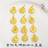 Acessórios Vietnamitas Banhados a Ouro Que Não Desbotam, Pingentes dos Doze Signos do Zodíaco, Colar DIY Banhado a Ouro com Pingente do Signo do Zodíaco do Ano de Nascimento