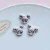 Pingentes finos "nice" galvanizados, acessórios de rosto sorridente, pingentes de sapato para tamancos, acessórios para joias DIY, acessórios de cabelo, adesivos para capa de celular