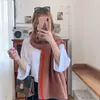 [Flor de Ondas] Novo lenço plissado coreano feminino outono e inverno lenço versátil cachecol de cashmere grosso quente