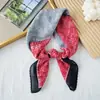 Lenço Quadrado Pequeno de Algodão e Linho Fino Fresco Respirável Feminino Macio Artístico Decorativo Lenço Pequeno Lenço de Verão Feminino Lenço Pequeno Versátil
