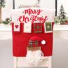 Decoraciones Navideñas Dibujos Animados Colorido Muñeco Estéreo Funda para Silla Cubierta para Mesa y Sillas Reno Accesorios de Decoración de Cocina Venta al por Mayor