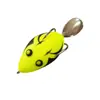 Cebo Señuelo Rana 4cm, Señuelo Artificial con Doble Anzuelo, Cebo Blando para Pesca de Black Bass
