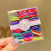 Diadema para el cabello para niños de color caramelo estilo coreano que no daña el cabello Banda para el cabello pequeña para el pulgar Banda de goma de alta elasticidad que no daña el cabello Accesorios para el cabello de bebé
