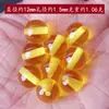 Cuentas de perlas doradas de ámbar de alta imitación, cuentas sueltas, accesorios, amarillo transparente, redondas, para pulsera, collar, accesorios de cuentas, venta al por mayor