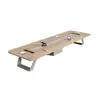 Mesa de conferencias moderna simple, mobiliario para oficinas de capacitación, mesa rectangular larga, mesa y sillas grandes para negociación a gran escala en la oficina