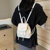 Mochila de Mujer de Diseño Nicho Sencillo para Combinar con Todo 2024 Nueva Popular Casual Mochila Pequeña Moda Viaje Mochila Escolar Pequeña