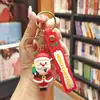 Chaveiro de Natal de Celebridade da Internet Pingente Desenho Animado Bolsa Chaveiro de PVC Presente Criativo de Natal Argola de Chaveiro Pequeno Presente