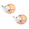 Botões de Porco-espinho de Bolinhas Desenho Animado Botões de Resina Artesanais DIY Botões de Camisa Artesanais Fofos Botões Decorativos