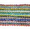 Xingtai Cristal Vidro Gota d'Água Multifacetado Contas de Cristal Acessórios para Sapatos e Roupas Colorido Galvanizado Furo Reto Contas de Vidro Gota d'Água