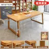 Escritorio para sala de estar, escritorio largo grande para leer y estudiar, mesa de comedor para el hogar, mesa doble larga, estación de trabajo para computadora