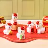 Pony de la Suerte de Dibujos Animados Hecho a Mano DIY Pequeños Adornos Accesorios de Pegamento de Crema Piezas Pequeñas de Resina Sala de Estar Decoración del Hogar Pequeños Adornos