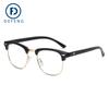 Defeng 5161 armazón de lentes con luz azul para hombres y mujeres, lente plana, se puede equipar con miopía 3016