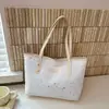 Bolso de Hombro Único Casual Estampado Lindo de Gama Alta de Moda Gran Capacidad para Viajar Bolso Tote Debajo del Brazo Simple para Mujer