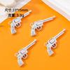 Acessórios de Joalheria de Liga de Zinco DIY Arma Paz Elite Pistola Mini Arma Pingente Pingente Colar Coleção de Acessórios