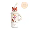 Nuevo Vaso de Agua Térmico Zootopia de Aikesi para Mujer, Aspecto Elegante, Gran Capacidad, Conserva el Frío y el Calor, para Portavasos de Coche