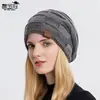 9875 otoño e invierno más terciopelo color mixto Joker gorro de punto de lana cálido moda gorro pullover invierno europeo y americano para mujer transfronterizo