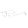 Montura de gafas para mujer Explosions, montura de gafas de aleación de metal a la moda, montura de gafas para maquillaje, gafas para miopía que reducen la edad, venta al por mayor