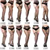 Medias Negras Sexy Malla Jacquard Liguero Todo en Uno Medias Fuente del Tesoro de Comercio Exterior Europeo y Americano