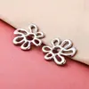 Plata de Ley S925 Finamente Elaborada Sólida Irregular Estilo Ins Colgante de Margarita Coreana Cuentas Espaciadoras Pulsera de Perlas y Cristal DIY