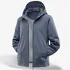 Ropa de protección solar de seda helada para exteriores UPF50 para hombre, verano, anti-luz ultravioleta, transpirable, chaqueta de pesca con protección solar