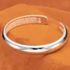 Pulseira Lisa do Sutra do Coração para Mulheres, Pulseira Simples e Fashion da Consorte Imperial, Pulseira Aberta de Estilo Étnico, Joia de Mão, Dropshipping