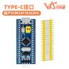Placa base del microcontrolador STM32F103C8T6, interfaz STM32 MICRO TYPE-C