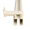 Código de instalación de riel para cortina accesorios soporte base fija clip hebilla pasado de moda montaje superior montaje lateral código hebilla de barra para cortina