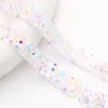 Línea Adhesiva de Lentejuelas con Forma de Corazón y Pentagrama Tira de Pedrería Cinta de Doble Cara Autoadhesiva Accesorios de Pedrería Hechos a Mano de Cristal Cinta de Pedrería de Resina Venta al por Mayor