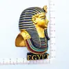Comercio Exterior Mitología Egipcia Faraón Reina Gato Negro Egipcio Souvenirs Imán Estéreo 3D Imán de Nevera de Resina Colección