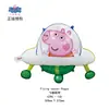 Globos de Juguete con Licencia Oficial Peppa Pig Dibujos Animados Globos de Papel de Aluminio Globos de Cerdo Espacial George