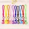 Materiales energéticos para manualidades: hebillas de puerta, cordones para teléfono en forma de corazón, colgantes para bolsos y muñecas, accesorios, llaveros al por mayor