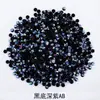 Pedras de Resina Strass Flatback Redondo Iridescente Gelatina Strass AB DIY Capa de Celular Strass Autocolante Acessórios de Joalheria Strass Coloridos para Unhas