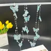 Estilo Femenino Cortina de Puerta con Lazo Dormitorio Sala de Estar Cortina Divisoria Ventana Decoración de Fiesta Cortina de Flor con Cuentas de Mariposa Transfronteriza