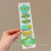Presilha fofa de franja em desenho animado, presilha lateral de temperamento doce dopamina, nova presilha de bico de pato primavera-verão 2026, acessório de cabelo