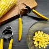 Pelador de maíz utensilio de cocina casero manual trilladora separadora de maíz acero inoxidable multifuncional rallador de maíz
