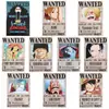 24 Pósters de Recompensa de Buscado Pirata para Qiuba Solon Siete Wuhai Emperatriz Femenina Nami